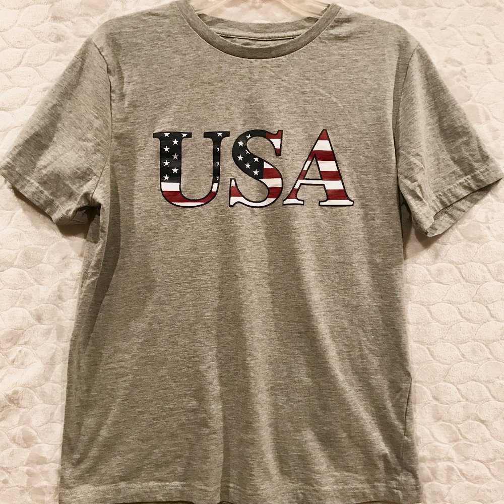 Gray USA T-shirt
